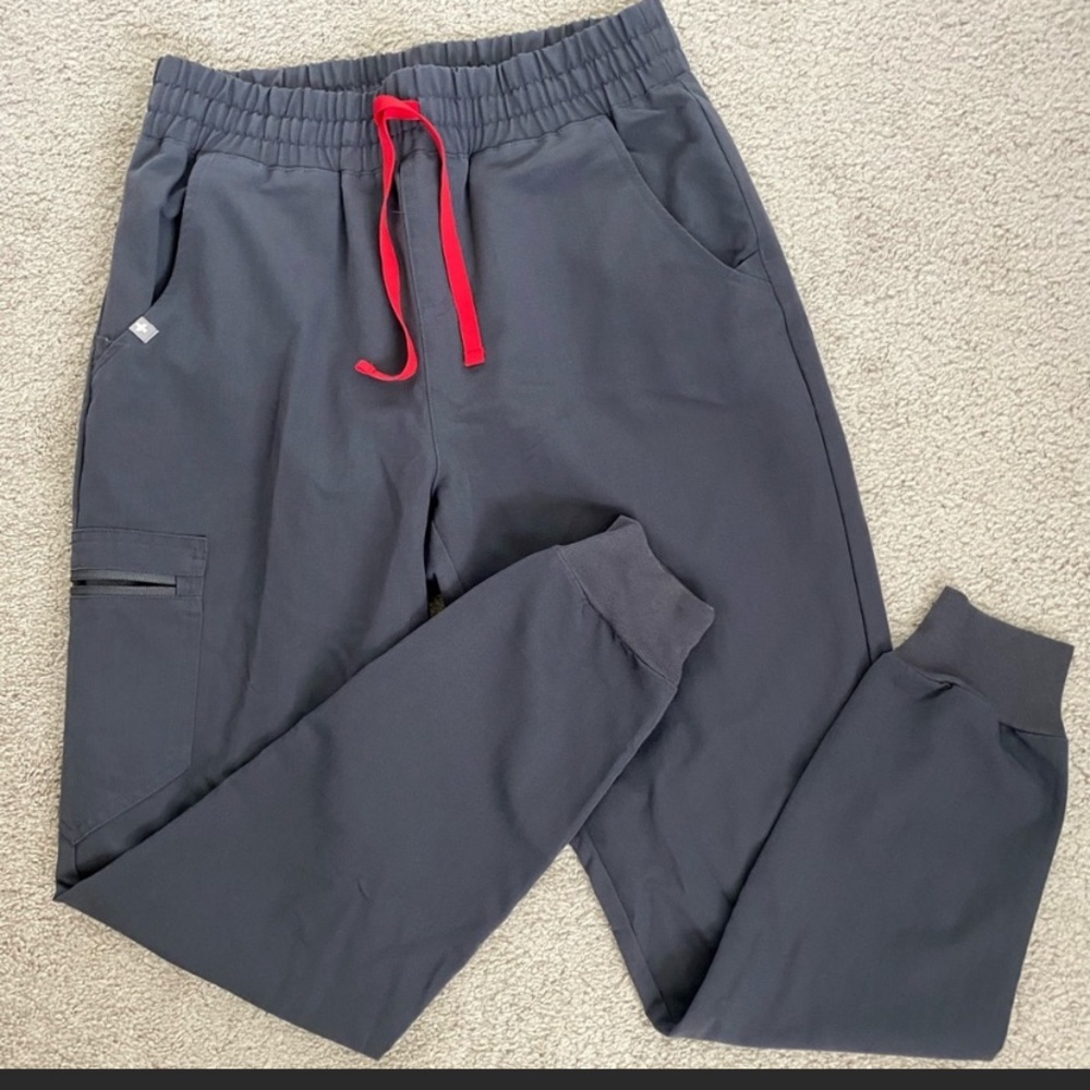 Figs charcoal gray Zamora joggers